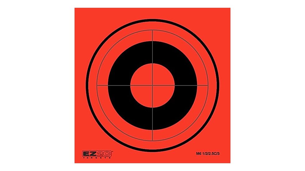EZ2C Targets Style 6 Mini Targets,3.5x3.5in,Pack of 25 EZ2CM06