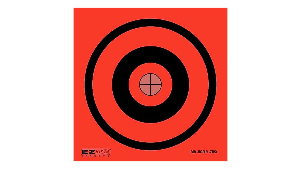 EZ2C Targets Style 8 Mini Targets,3.5x3.5in,Pack of 25 EZ2CM08