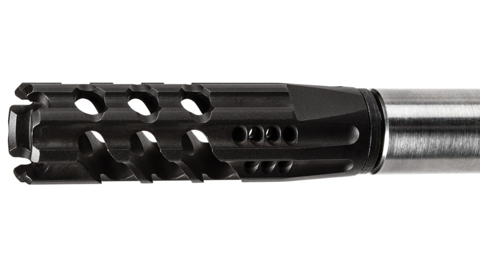 Watchtower Firearms Dragon Slay AR Muzzle Brake, 308/5.56 Cal, 5/8x24, PVD Coated, Black Nitride, DS-308-BN