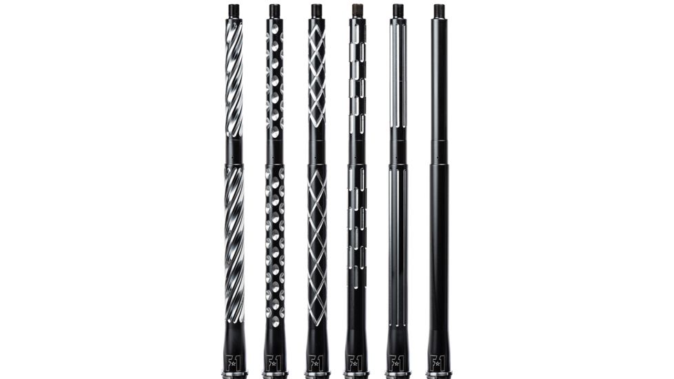 Watchtower Firearms Wylde 16 inch Spiral Fluted Barrel, .223, 1 to 8 Twist Match - Nitride, Black, 16in, BRL-16-BN-SPRL-223
