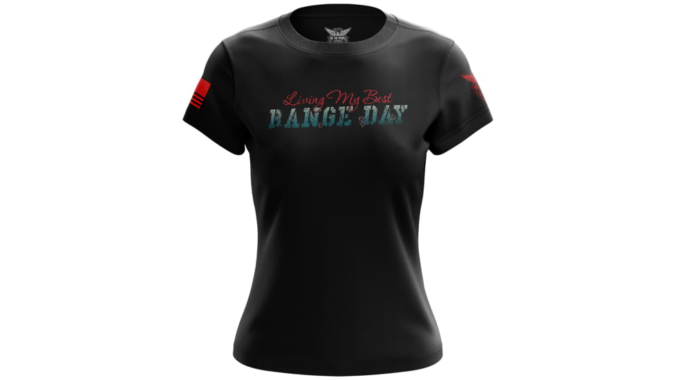 We the People Holsters Living My Best Range Day Womens Short Sleeve Shirt 460C3CEE, 6603803754594