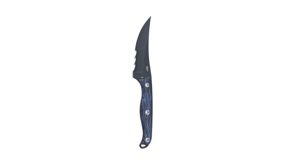 CRKT CLEVER GIRL FIXED KNIFE - BLUE, SK-5 STEEL, G10 HANDLE, UPSWEPT POINT, COMBINATION EDGE, 4.60 BLADE EDC66C27, CRK2709B