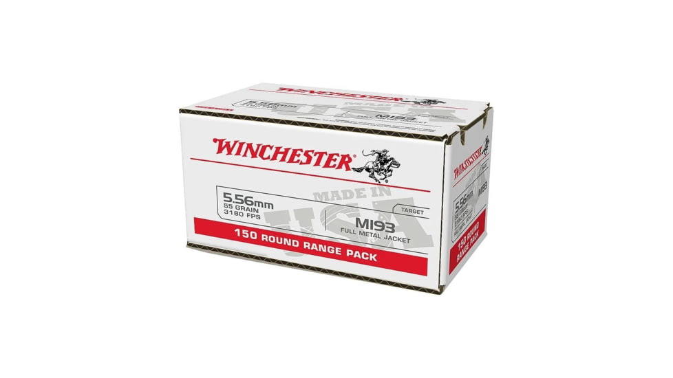 Winchester Lake City 5.56MM M193 55gr FMJ 600RD Case 4-150 RD Boxes, WM193150C