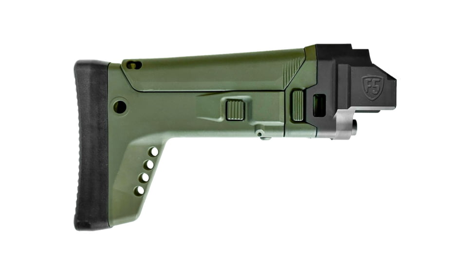 F5 MFG Foxtrot Mike Modular Stock System, Olive Drab Green, 3in x 6in x10 in, F5-MSSFM-ODG