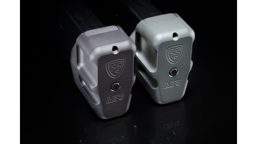 EDEMO F5 MFG Magazine Extention, Ruger 57, 5.7x28mm, +5 Rounds, Black, F5-R57P5SEM-BLK, EDEMO3