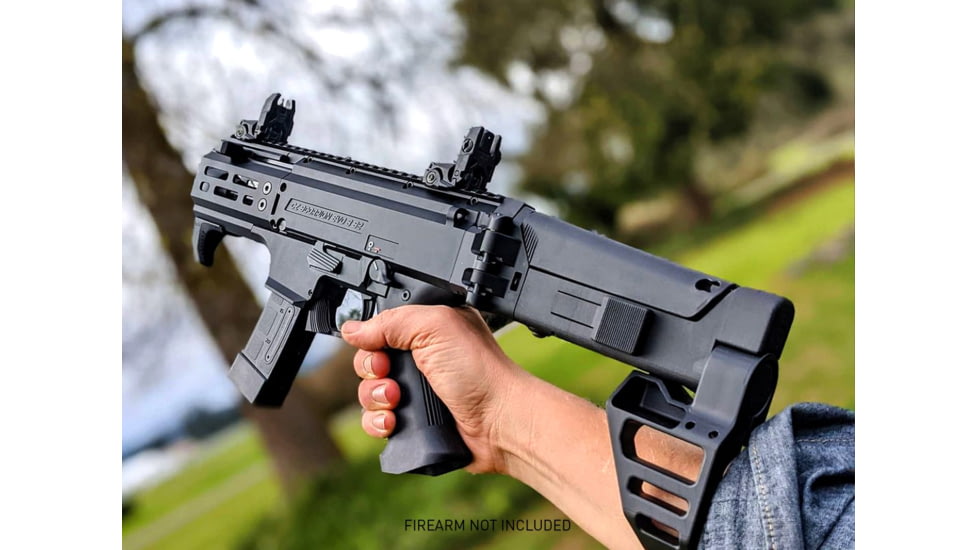 F5 MFG Modular Brace System for CZ Scorpion with Cyberarm, Black, F5-MBSCZCYA-BLK