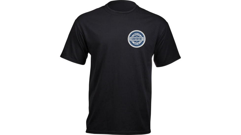 Gorewear Mens GOREWEAR Bavarian T-Running Shirt in Black Medium Regular fit F840A0A2, 101647-CD00-L