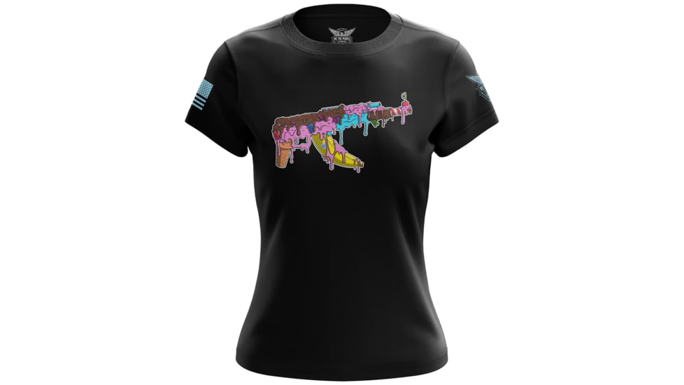 We the People Holsters Ice Cream Ak Womens Short Sleeve Shirt 02630FE6, 6720452100194