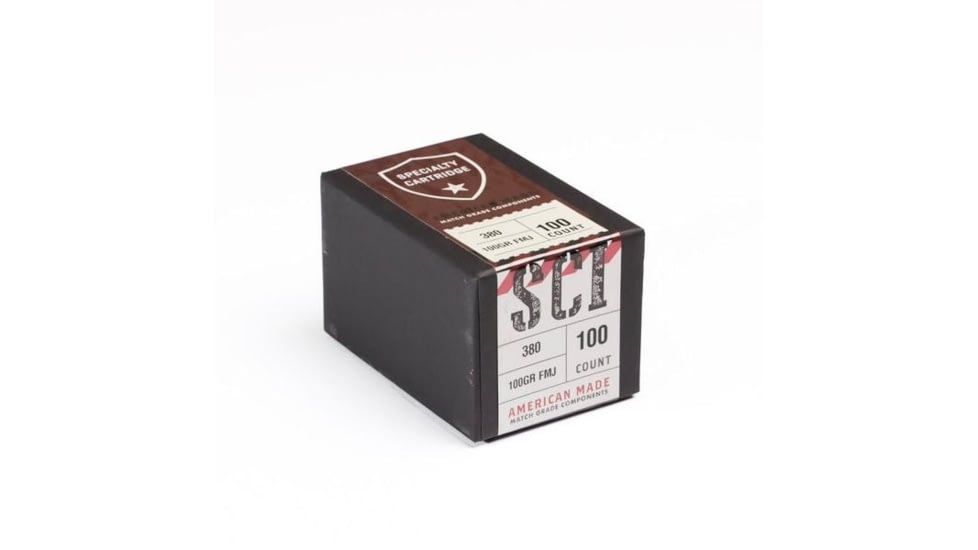 Atlanta Arms Specialty Cartridge .355 380 100GR JHP Bullets 100/ct CADBC201, SYSCI380100JHP100