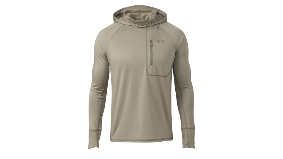 KUIU Gila PRO Long Sleeves Hunting Hoodie in Bone Size 3XL 876240C4, Bone, 3XL, Adult, Male, 7623221084318