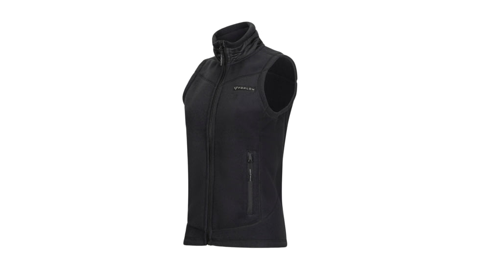 Forloh Womens Raider PolartecR 200 Fleece Vest 49913884, Black / Black, XS, 21840-BBB-XS