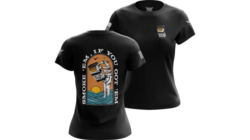 We the People Holsters Smoke em Womens Short Sleeve Shirt 5383716E, 7101030858850