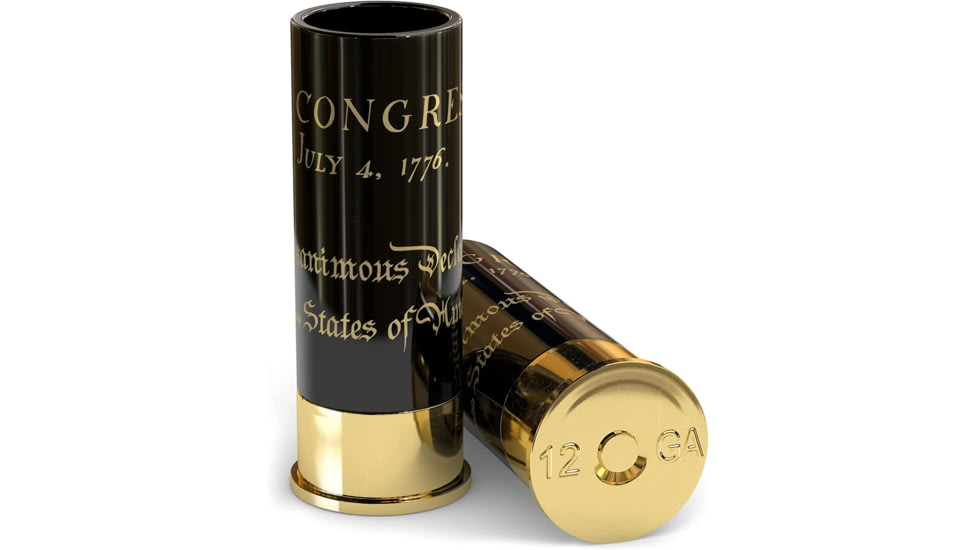 Old Southern Brass 12 Gauge Shot Glasses Set of 4 - In Congress July 4 1776 16E6AA99, OSB-12GSG-DOI