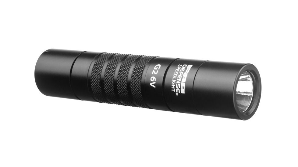 FAB Defense 6 Volt Tactical CR123 590 Lumens LED Flashlights, Black, FX-SPEED6