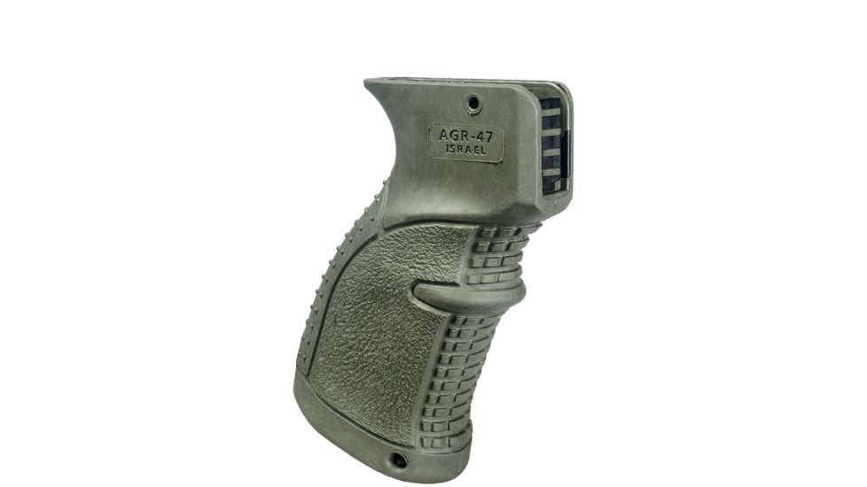 FAB Defense Rubberized Ergonomic Pistol Grip for AK-47, OD Green, FX-AGR47G