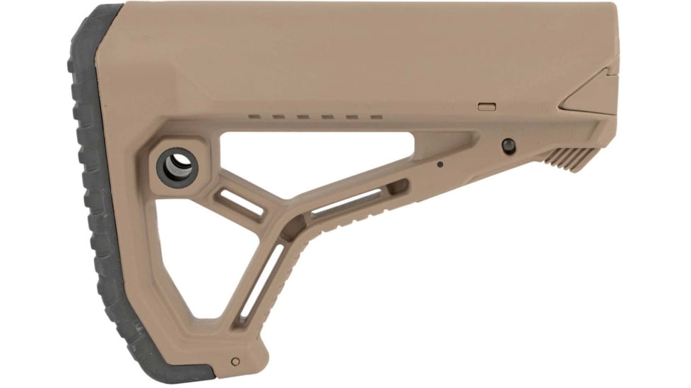 FAB Defense AR-15/M4 Skeleton Style Buttstock For Mil-Spec/Commercial Tubes, Flat Dark Earth, FX-GLCORET