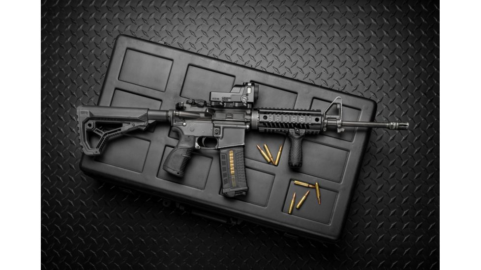 FAB Defense AR-15/M4 Skeleton Style Buttstock For Mil-Spec/Commercial Tubes, Black, GL-Core, FX-GLCOREB