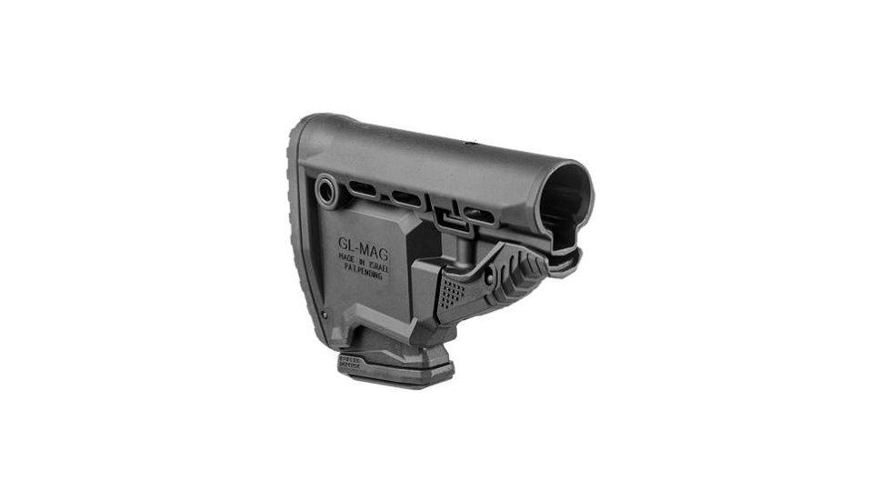FAB Defense AR-15 Survival Buttstock w/Built-in Mag Carrier, Black, GL-MAG, EDEMO1