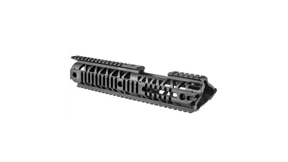 FAB Defense M16 Aluminum Quad Rail Handguard, Extended, Carbine length, Black, FX-NFREX
