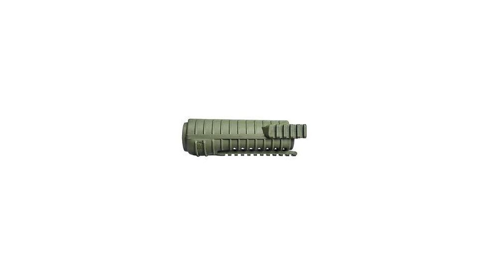 FAB Defense AR-15 Polymer 3 Rail Handguard Gun Grip, OD Green, FX-FGR3G