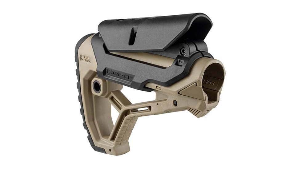 FAB Defense Cheek Riser for GL-Core Buttstock , Skeleton Style, Black, FX-GCCPB