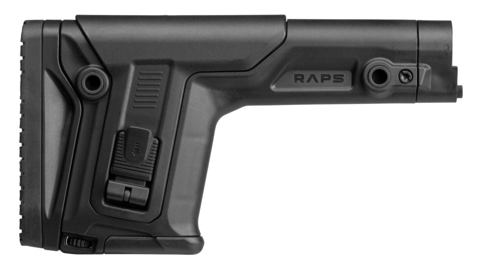 FAB Defense Rapid Adjustable Precision Buttstock, RAPS, LOP, 1Latch System, Black, FX-RAPS