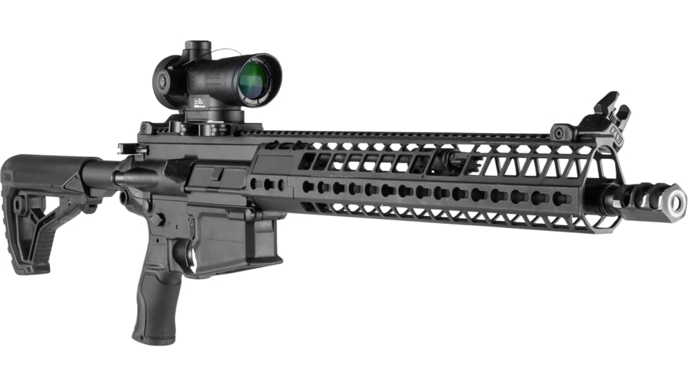 FAB Defense Top Mounted Deployable Front and Rear Sight for Left Hand, Black, fx-frbsoslhb