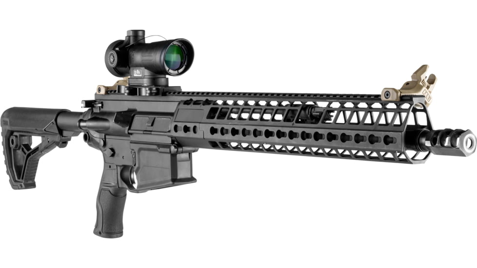 FAB Defense Top Mounted Deployable Front and Rear Sight for Left Hand, Flat Dark Earth, fx-frbsoslht