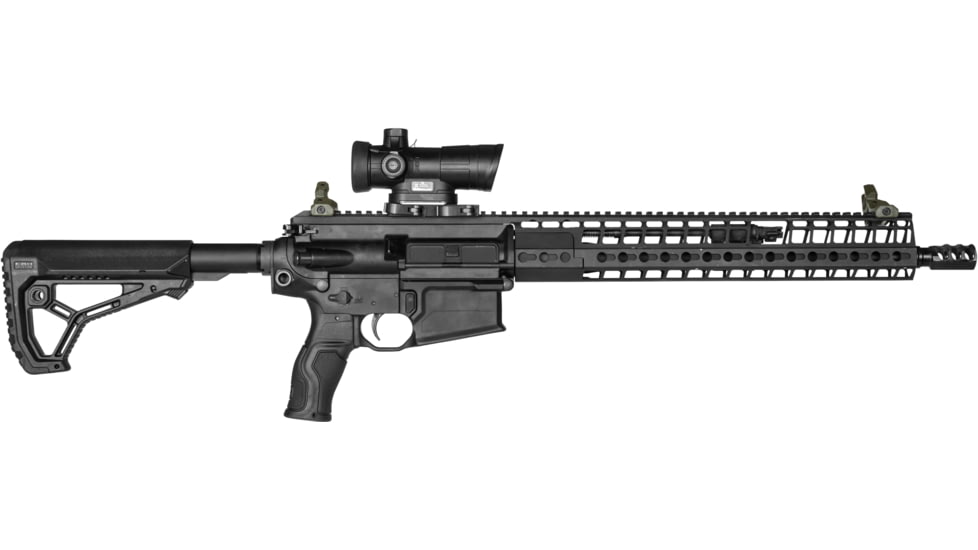 FAB Defense Top Mounted Deployable Front and Rear Sight for Left Hand, OD Green, fx-frbsoslhg