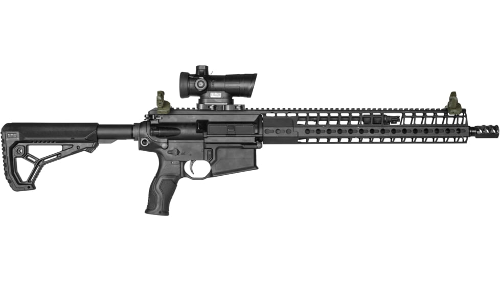 FAB Defense Top Mounted Deployable Front and Rear Sight for Right Hand, OD Green, fx-frbsosg