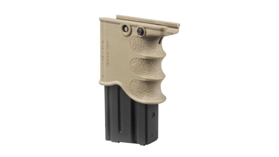 FAB Defense AR-15/M4/M16 Quick Release Front Gun Grip Magazine Adapter, Desert Tan, FX-MG20T
