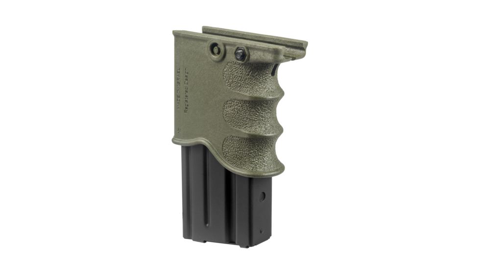 FAB Defense AR-15/M4/M16 Quick Release Front Gun Grip Magazine Adapter, OD Green, FX-MG20G