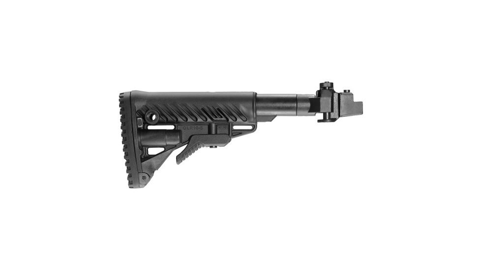 FAB Defense Galil-Style Folding, Collapsible Buttstock for AK47 - Metal Joint, Black, FX-M4AK