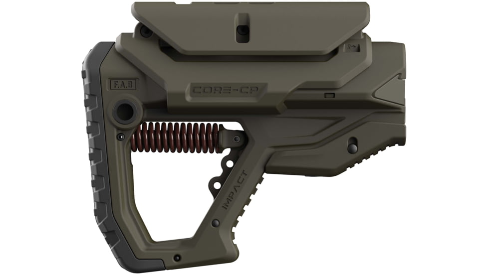FAB Defense GL-Core Impact CP Buttstock, AR15, OD Green, fx-cimpactcpg