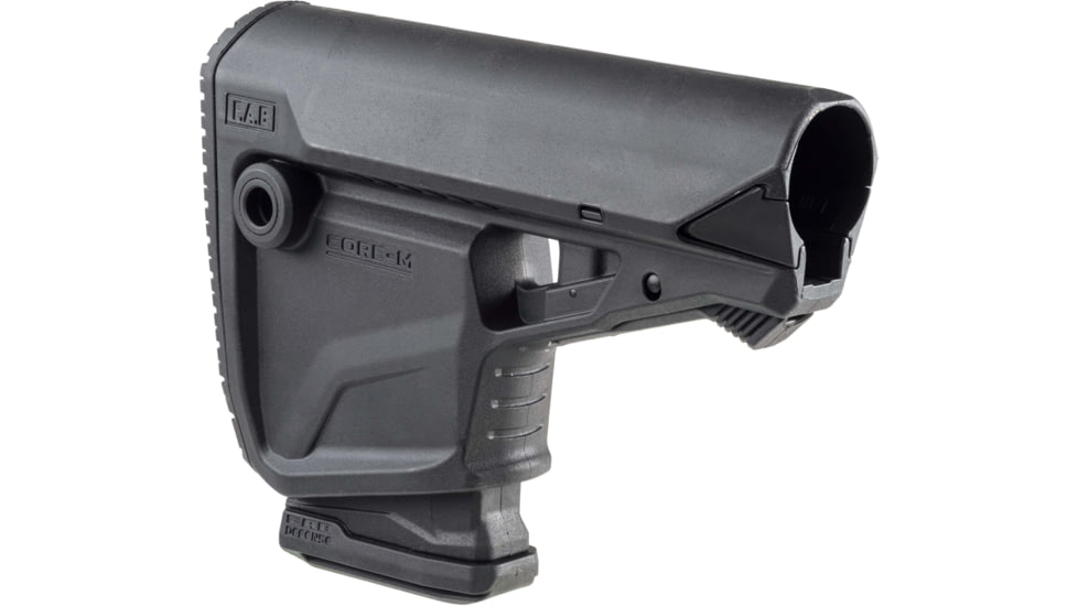 FAB Defense GL CORE MAG - M4 Survival Buttstock w/ Built-in Mag Carrier, Black, fx-glcoremagb
