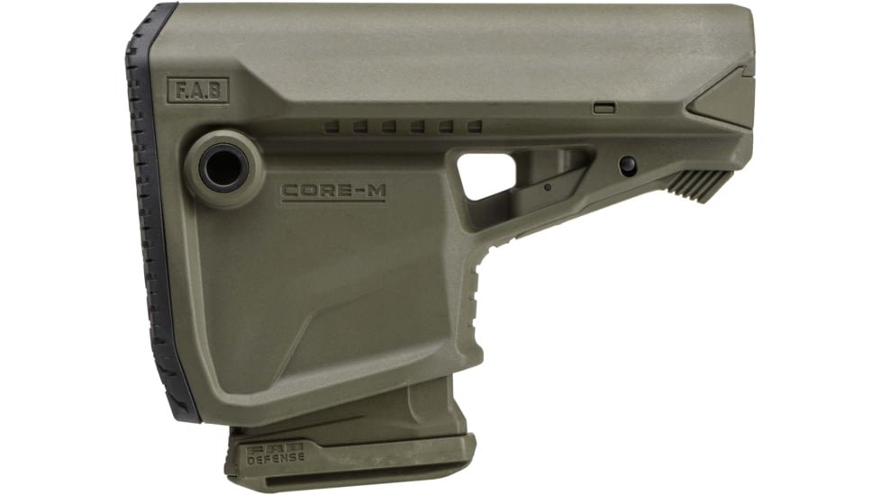 FAB Defense GL CORE MAG - M4 Survival Buttstock w/ Built-in Mag Carrier, Olive Drab Green, fx-glcoremagg