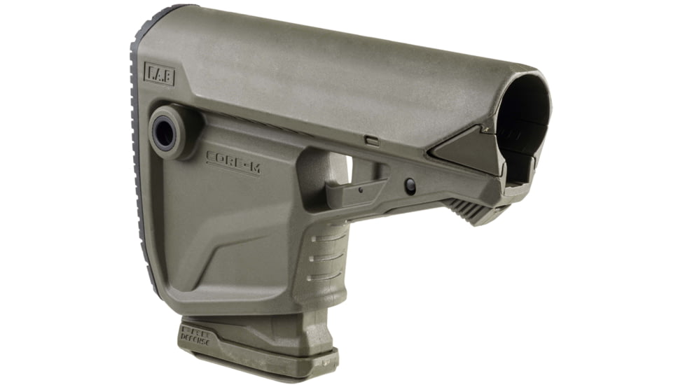 FAB Defense GL CORE MAG - M4 Survival Buttstock w/ Built-in Mag Carrier, Olive Drab Green, fx-glcoremagg