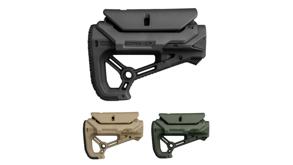 FAB Defense GL-CORE S CP CQB Optimized Combat Stock, Black, Flat Dark Earth, Olive Drab