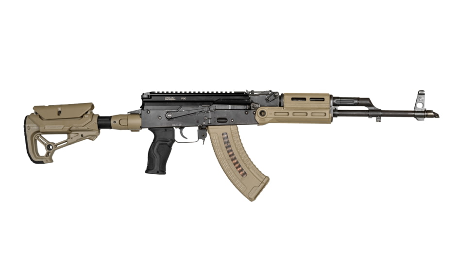 FAB Defense Gradus Rubberized Ergonomic Pistol Grip for AK-47/74, Black, fx-gradusakb