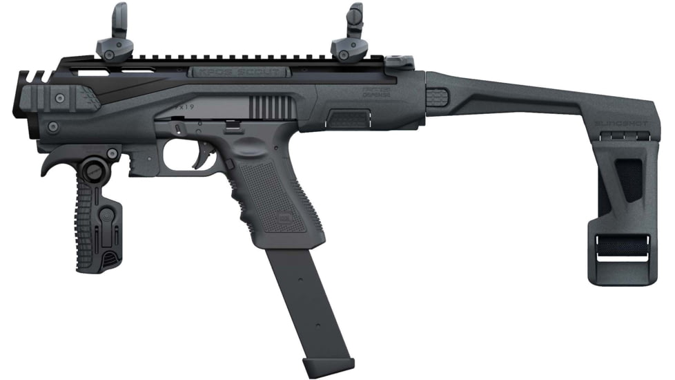 FAB Defense KPOS Advanced Scout Slingshot, Black, fx-kscoutslab