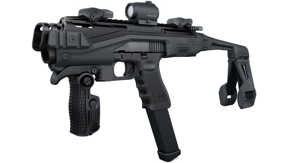 FAB Defense KPOS Advanced Scout Slingshot, Black, fx-kscoutslab