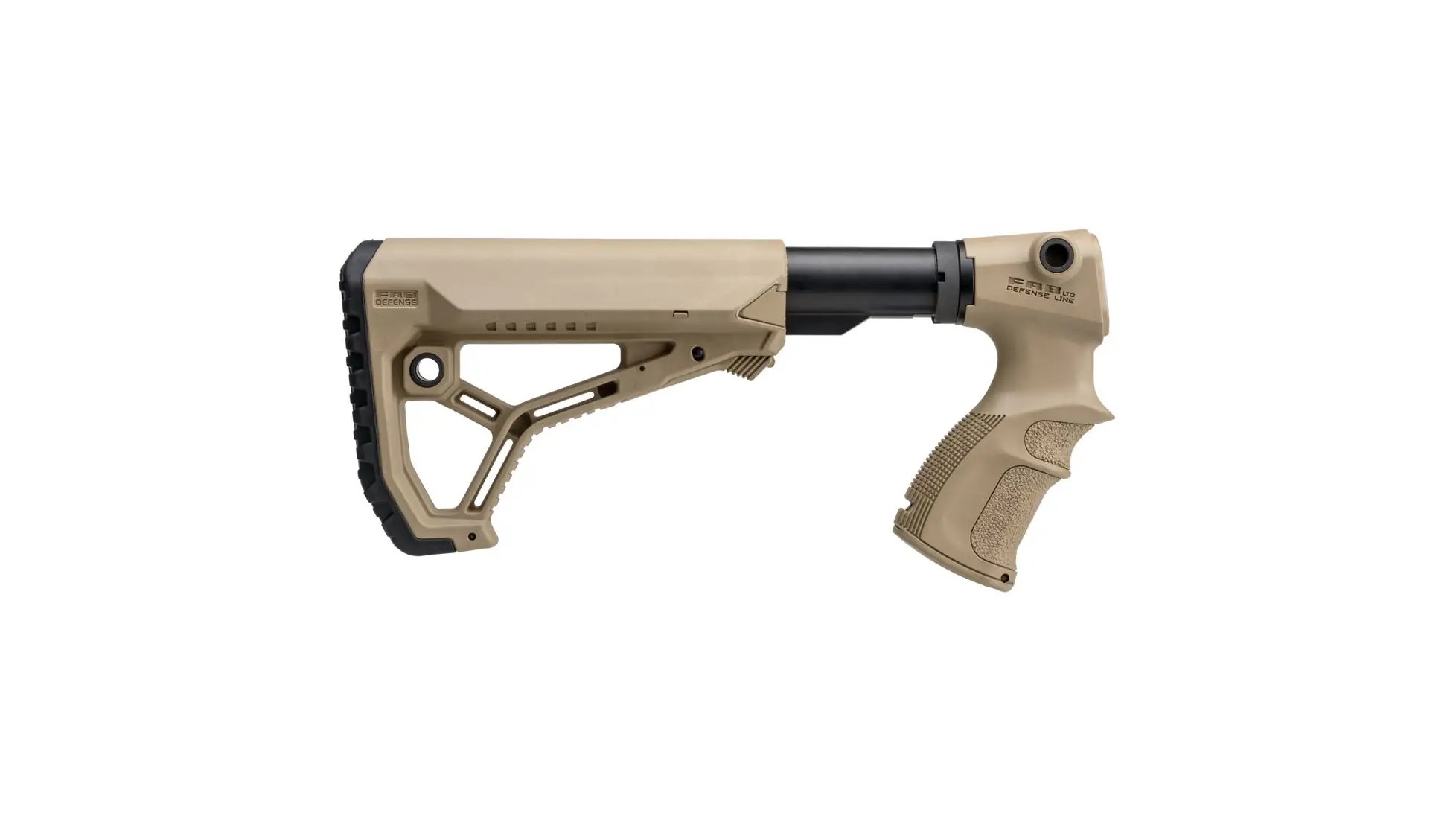FAB Defense AR15/M4 Collapsible Shotgun Stock in FDE