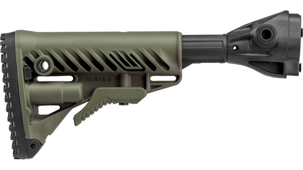FAB Defense M4 Collapsible Buttstock System for H&amp;K G3, Olive Drab Green, FX-M4G3FKG