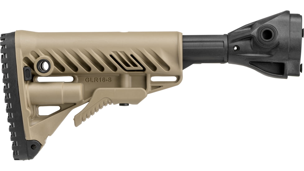 FAB Defense M4 Collapsible Buttstock System for H&amp;K G4, Flat Dark Earth, FX-M4G3FKT