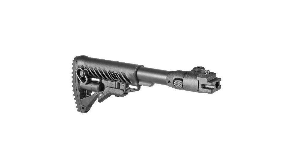 FAB Defense M4 Folding, Collapsible Buttstock for AK47 - Polymer Joint, Black, FX-M4AKP