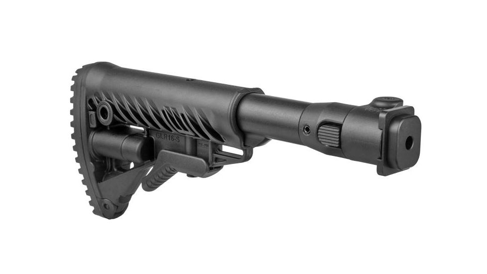 FAB Defense M4 Folding Collapsible Buttstock for Zastava M70 B1, B3 / M77 B1, Black, FX-M4ZAS