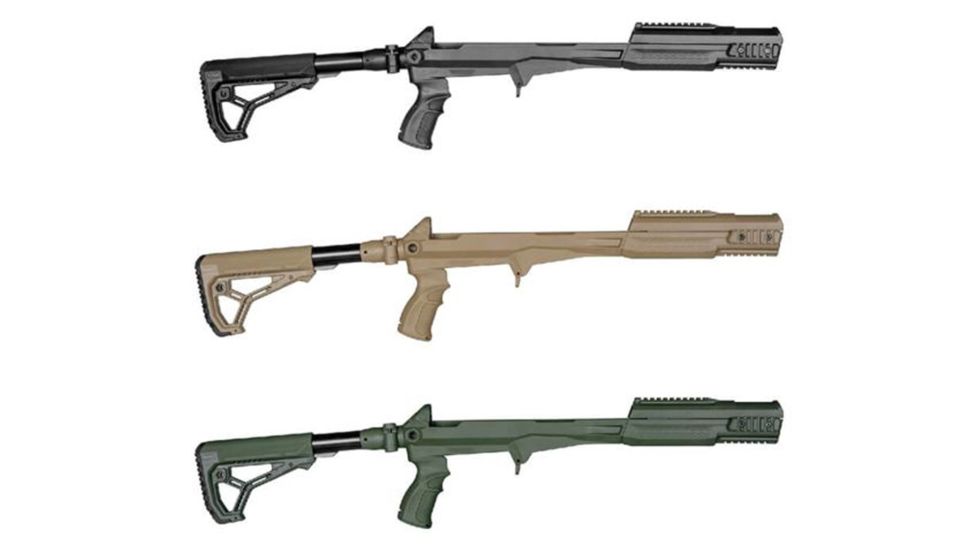 FAB Defense M4 SKS Complete Chassis System, w/ M4 Buttstock, Black, FDE, OD Green