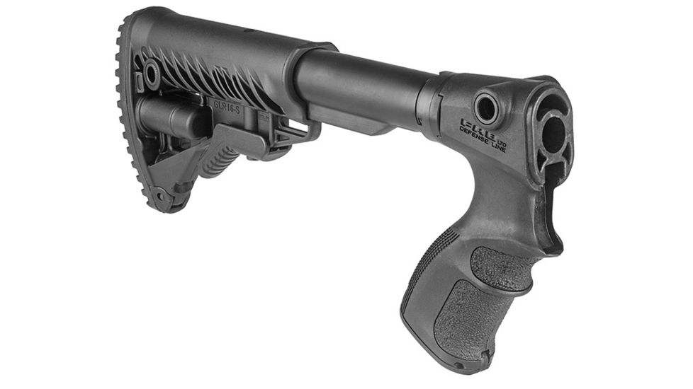 FAB Defense M4 Folding Buttstock for Remington 870, Black, AGRF870-FK