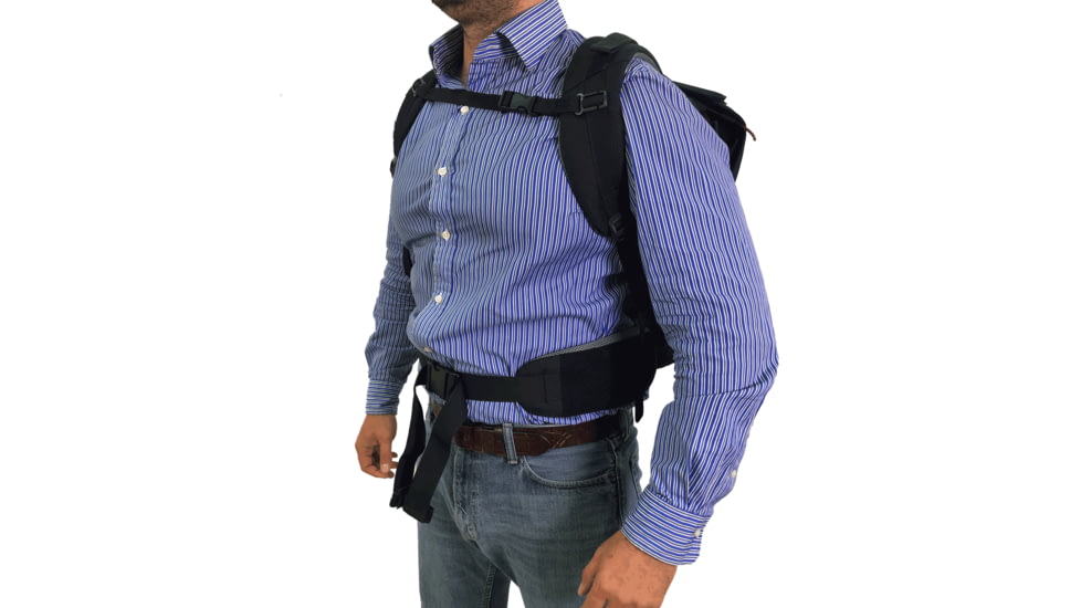 FAB Defense Masada Bulletproof Backpack Full Body Armor/Bulletproof Vest, Level IIIA, Black/Grey/Red, Masada-Val