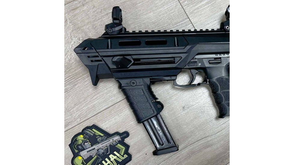 FAB Defense MG-9 Foregrip And Magazine Carrier For Double Stack 9mm, Black, FX-MG9B